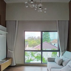 รับติดตั้งม่านล็อคลอนผ้าทึบ ม่านจีบผ้าโปร่ง